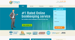 Desktop Screenshot of integraonlinebookkeeping.com